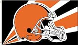 NFL Cleveland Browns 3 - by - 5 Foot Helmet Flag - B0001V1Q1A