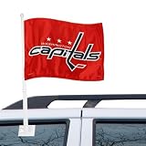 NHL Washington Capitals 11" x 15" Red Car Flag