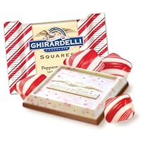 Ghirardelli Chocolate Squares, Limited Edition Peppermint Bark, 7.06-Ounce Packages (Pack of 3)