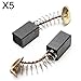 Waterwood 10pcs Carbon Brushes for Hitachi C8fse C8fshe D10v D10y D13v Dh20 Dh22v - E15