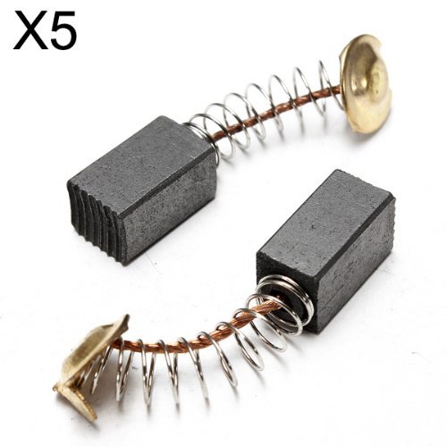 Waterwood 10pcs Carbon Brushes for Hitachi C8fse C8fshe D10v D10y D13v Dh20 Dh22v - E15