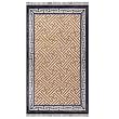 5' x 2'6" Hand-Knotted Endless Knot Tibetan Wool Area Rug
