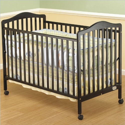 Orbelle Jenny 3-in-1 Convertible Wood Crib in Espresso