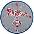 Philadelphia Phillies MLB Round Wall Clock