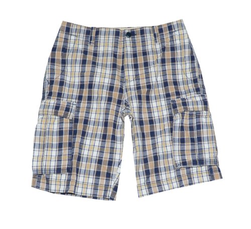 Tommy Hilfiger Men Fashion Plaid Cargo Shorts