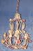 Capodimonte Five Arm Chandelier with Flower