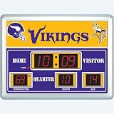 Football Scoreboard Wall Clocks,Minnesota Vikings