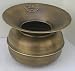 Solid Brass US Army Insignia Spittoon Cuspidor