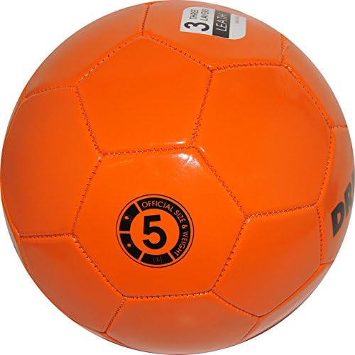 Soccer Ball Dribbling Flash - Size 5 - Official Size and Weight - Orange