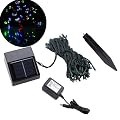 33ft Waterproof 60 LED Solar Fairy Lights (Multi Color) Plus AC/DC Adaptor 120V AC/3V DC 200MA