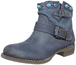 Mustang 3094-501-830  Damen Stiefel, Blau (indigo 830), EU 40