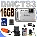 Panasonic Lumix DMC-TS3 DMC-TS3S 12.1 MP Rugged/Waterproof Digital Camera (Silver) BigVALUEInc Accessory Saver 16GB HD Bundle