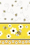 Bumble Bee Plastic Tablecloth, 84" x 54"
