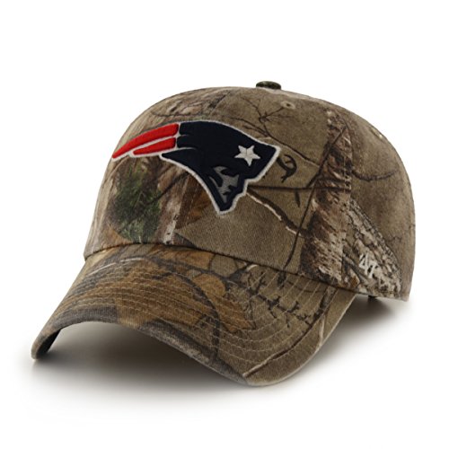 NFL New England Patriots '47 Brand Big Buck Clean Up Adjustable Hat, Realtree Camouflage, One Size