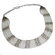 Necklace Bracelet Set Sterling Silver Crystal Jewelry