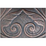 18 Cast Iron Umbrella Stand - Seashell Design Bronze or Patina Choose Base Color: Bronze