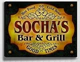 Socha's Bar & Grill 14'' x 11'' Collectible Stretched Canvas