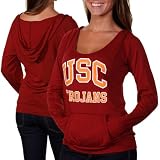 NCAA USC Trojans Ladies Marcia Hoodie Sweatshirt - Cardinal