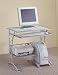 All new item Contemporary computer desk in silver finish