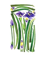 Ambiance Live Vinilo Decorativo Iris flowers decals Multicolor