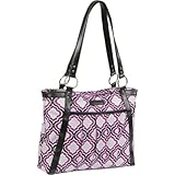 Kailo Chic Pleated Laptop Tote - Purple Moroccan