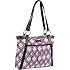 Kailo Chic Pleated Laptop Tote - Purple Moroccan