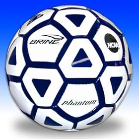 BRINE BC145 NAVY/WHITE SIZE 5 PHANTOM SOCCERBALL NFHS/NCAA