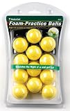 Jef World of Golf Gifts and Gallery, Inc. Foam Practice Balls (Yellow, Set of 12)