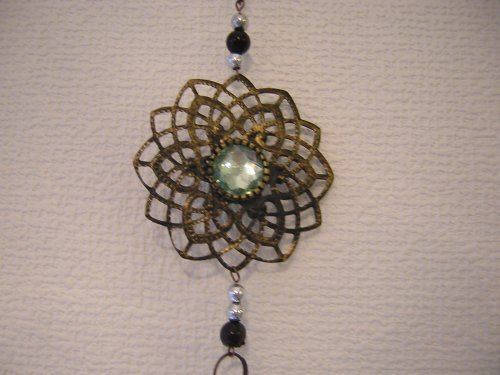 [DULTON]ダルトン Decorative chain"Flower" Green