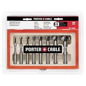 Porter-Cable PC1008 Forstner Bit Set, 8-Piece: Home Improvement