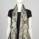 Chintz Silk Scarf (Grey Blue)||RF10F