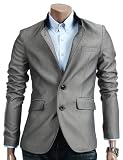 Mens Casual Long Sleeve Layered China Collar Jacket (139D) 51jebDbeGoL. SL160 Mens Casual Long Sleeve Layered China Collar Jacket (139D)