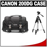 Canon 200DG Digital SLR Camera Case Gadget Bag + Tripod Accessory Kit for Canon EOS Rebel XT, XTi, XS, XSi, T1i, T2i, 50D, 40D, 5D, 7D Digital SLR Cameras