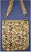 Designer Handbag - Puppy Love Design Messenger Bag (Dog Print Purse) Adjustable Strap - Khaki