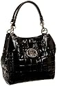 KATHY Van Zeeland Lotus Tote,Black,one size