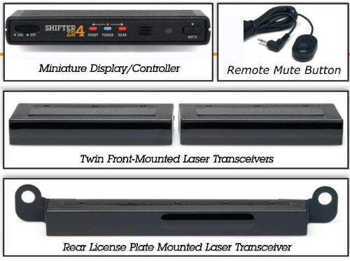 Escort Inc Shifter ZR4 Remote Mount Laser Radar Detector