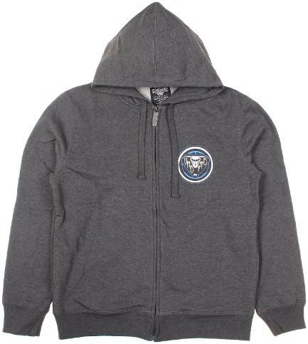 ecko unltd. MMA Men's Viper Zip Up Hoodie (Charcoal Heather Grey, X-Large)