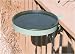 Heated Bird Bath with Clamp-On Green
