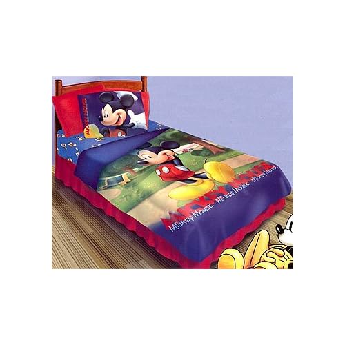 Mickey Mouse Clubhouse Disney Twin Comforter & Sheet Set