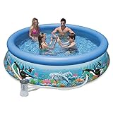 Intex 10ft X 30in Ocean Reef Easy Set Pool Set