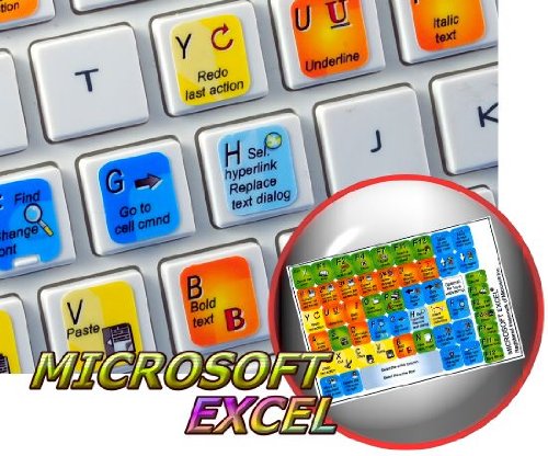 NEW MICROSOFT EXCEL STICKER FOR KEYBOARD