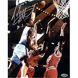 Steiner Sports NBA John Starks Close up Dunk Autographed 8-by-10-Inch Photograph