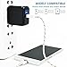 Charger,Dual USB Travel Wall Power Adapter Vlove 2.4 Amp USB Foldable Plug Made for Iphone 6 6plus 5 5s 5c 4s, Ipads, Ipods, Samsung Galaxy S6 S5 S4 S3 Note 2 3 and Most Android Phones (Black)