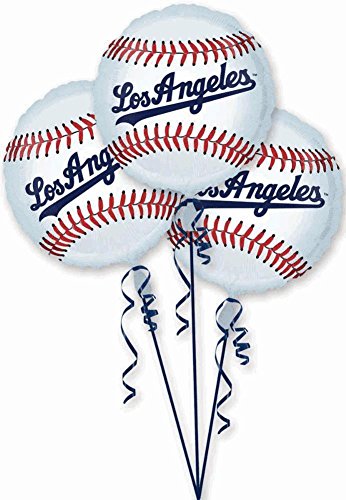 Los Angeles Dodgers Party Balloons - 3 Ct