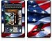 Amazon Kindle Fire Skin - Ole Glory Bald Eagle