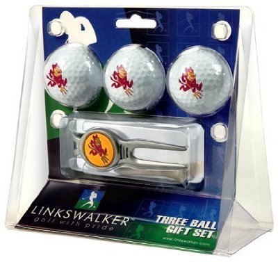 Arizona State Sun Devils 3 Golf Ball Gift Pack W/ Kool Tool - Ncaa College Athletics