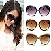 HuaYang Lady's Vintage Big Frame Sunglasses Goggles Shades Eyeglass(Leopard)