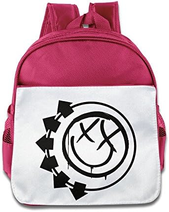 Jade Custom Cool Music Logo Band Smile Boys And Girls Shoulders Bag For 1-6 Years Old Pink