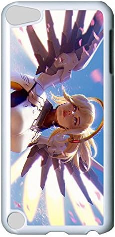 iPod Touch 5 Case, iPod 5 cases - Customized Design White Back Case Cover for iPod 5 Mercy Overwatch Ultra Thin Hard Case Cover For iPod Touch 5