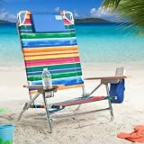 Rio Brands Rio Techno Sunset Stripe Big Kahuna Beach Chair - SC795-1107-1SC